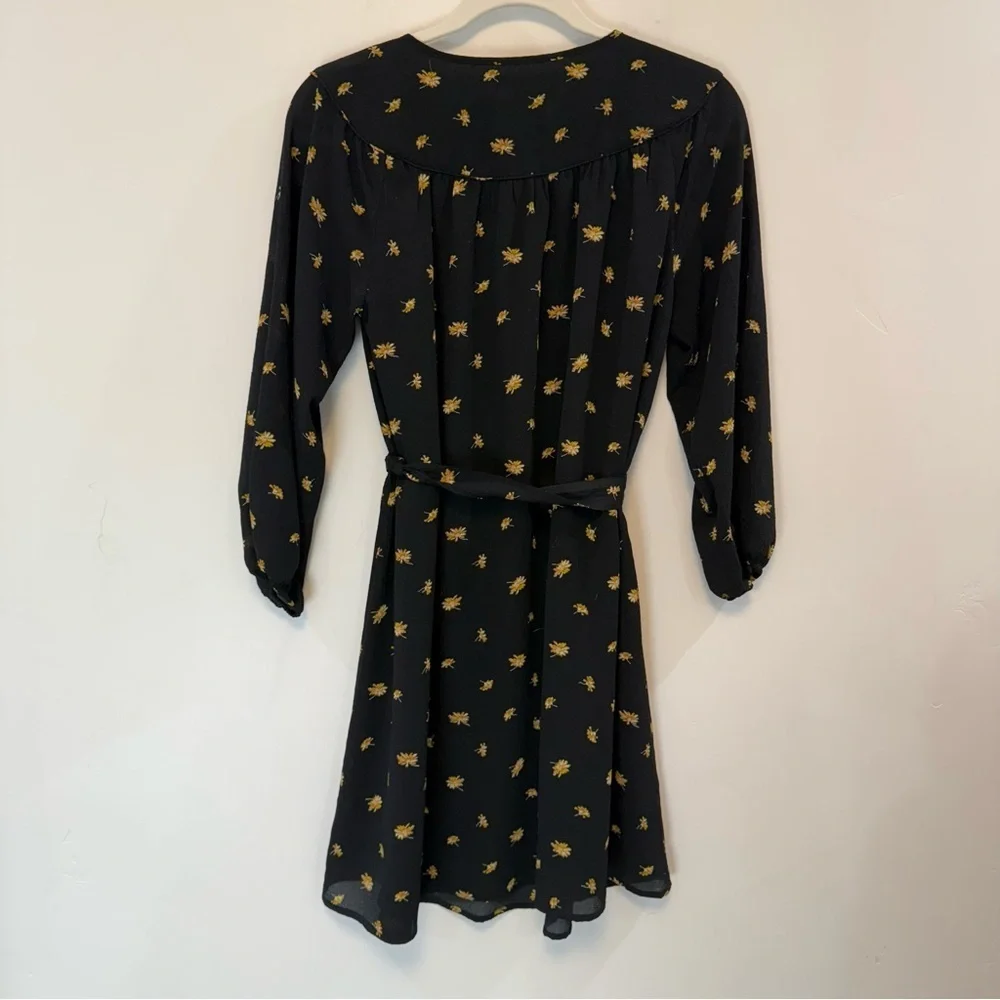MADEWELL tie-waist mini dress in french daisies - Picture 8 of 11
